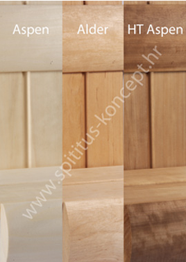 Drveni paneli za izradu saune