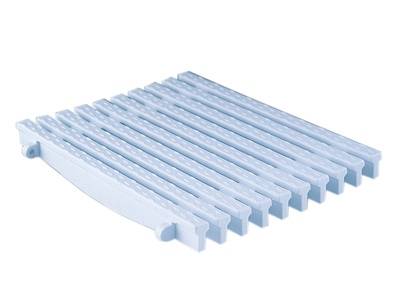 Dvostrana pločica preljevne rešetke