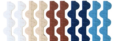 Modularna preljevna rešetka sa spajanjem