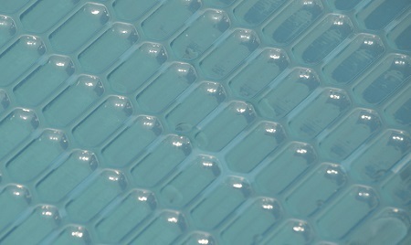 Blue translucent Alveolar Cover - 550 μm