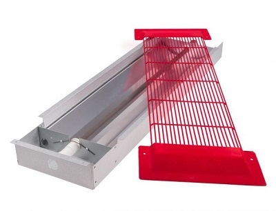 Infracrveni grijač s rešetkom, 350W, zidni model