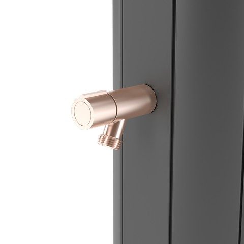 Kromirani solarni tuš antracit bakar - 30 litara