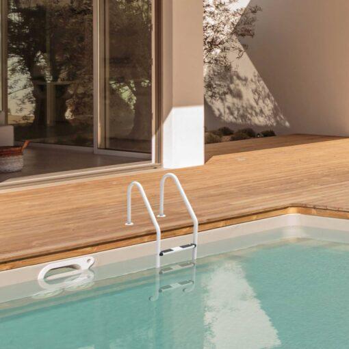 Ljestve od nehrđajućeg čelika zaštićene Plascoat® slojem