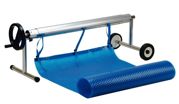 Mobilna teleskopska namatalica za ljetni plivajući ili termo bazenski prekrivač