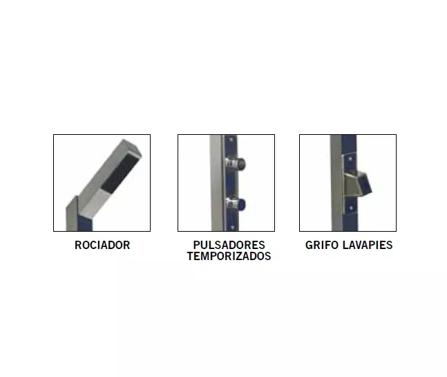 Vanjski tuš Angel 59777 s jednom tuš glavom