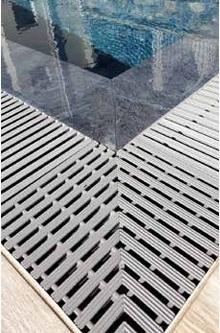 Preljevne bazenske rešetka u boji