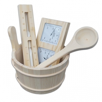 Set pribora za saunu-bor