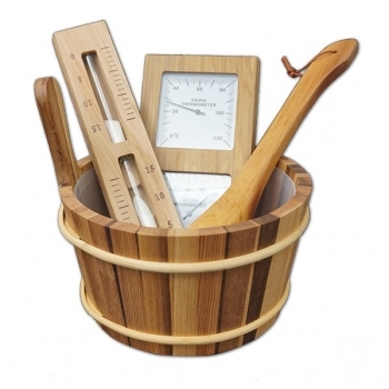 Set pribora za saunu - cedar