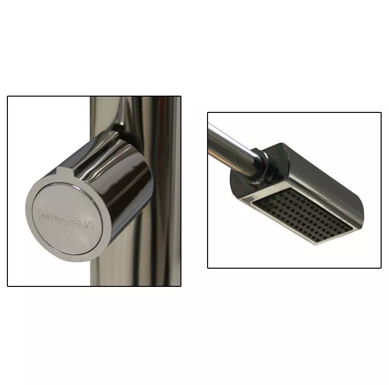 Vanjski tuš Angel s dvije tuš glave i dva ventila