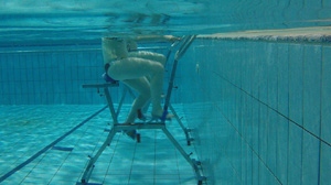 Vježbanje na podvodnom biciklu – Zabava za sve